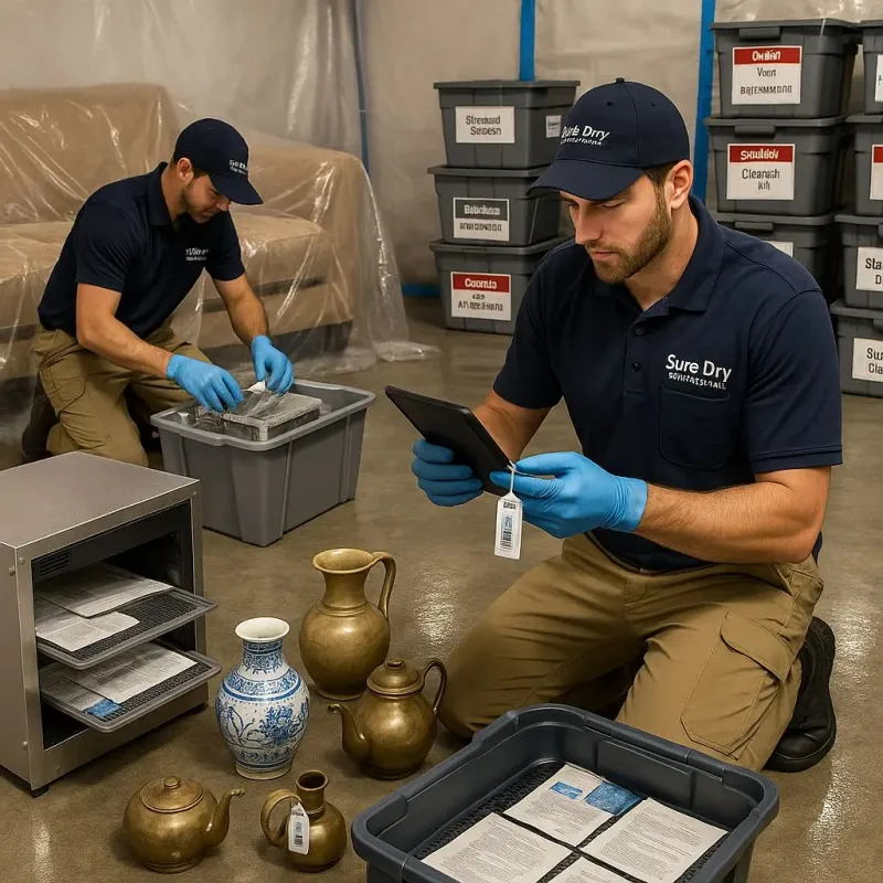 Content Protection and Restoration process in Westhampton Beach, NY