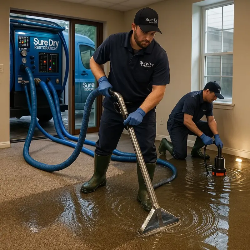 Water Extraction and Removal process in Westhampton Beach, NY